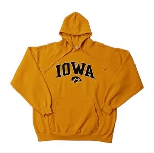 Vintage 90's University Iowa Hawkeyes Arch Logo Hoodie
